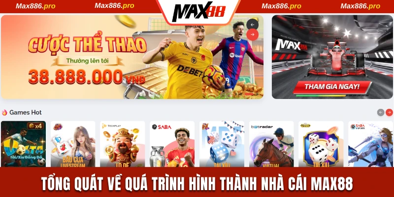 Tổng quát về quá trình hình thành nhà cái Max88